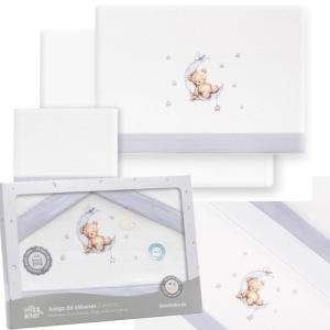 Juego de Sábanas para Cuna 60x120 cm de Franela 100% Algodó…