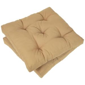 Viste tu hogar Pack 2 Cojines para Silla, 45x45x5 CM, Efect…