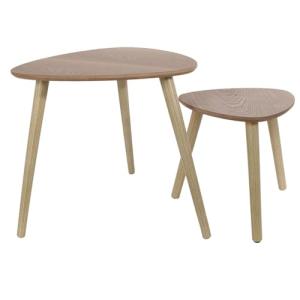 THE HOME DECO FACTORY CMHD6149 Set 2 MESAS Nido Triangulare…
