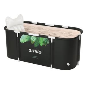 Sinbide Bañera plegable portátil para adultos, Grande Bañer…