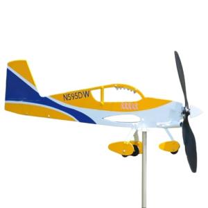 Avión veleta Metálica Indicador de viento Jardín Escultura…