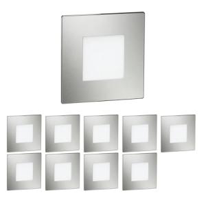 ledscom.de 10 LED luz de escalera/plafón empotrado FEX para…