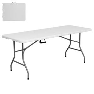 LOLAhome Mesa Plegable, de Acero Anticorrosión y HDPE (De 1…