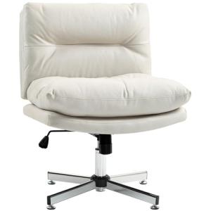 HOMCOM Silla de Escritorio sin Brazos Silla de Oficina con…