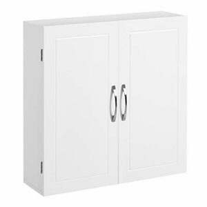 VASAGLE Armario de Pared para Cuarto de baño, Armario de Pa…