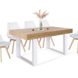 IDMarket Phoenix - Mesa de comedor, para 6 personas, madera…