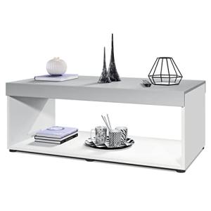 Vladon Mesa de Centro Pure, Mesa de Salón en Forma de Caja,…