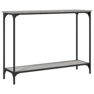 Elegante mesa consola gris Sonoma para pasillo, entrada, sa…