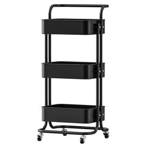 FUREINSTORE Carrito Auxiliar con Ruedas, Carro Organizador…