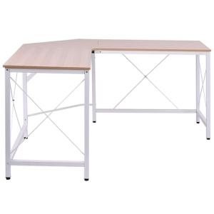 HOMCOM Escritorio en Forma de L Escritorio Esquinero Modern…