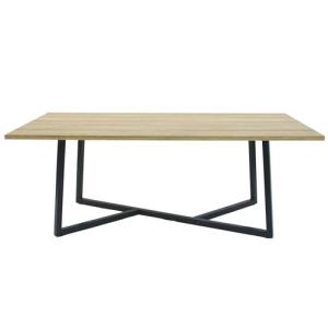 THE HOME DECO FACTORY Mesa Baja de Madera y Metal Hamilton,…