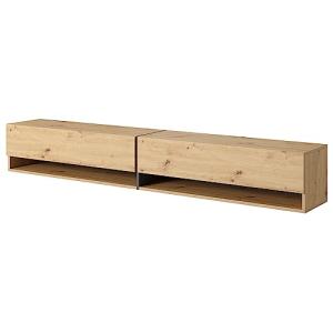 Selsey Mueble De TV Suspendido con 2 Puertas 2 Cajones Mesa…