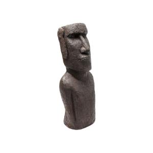 Kare Design objeto decorativo Isla de Pascua gris, cerámica…