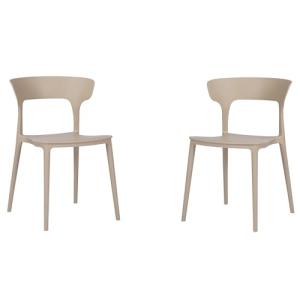 Sillas de cocina apilables de polipropileno moderno para co…