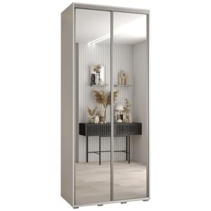 ABIKSMEBLE Davos 2 120 Armario Correderas Doble para Dormit…