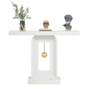Tribesigns Mesa Consola Moderna, 100cm Mesas Muebles de Ent…