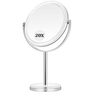MIYADIVA Espejo Maquillaje Aumento 1x/20x,Espejo 20 aumento…