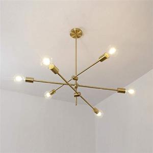 Hobaca® Modern Golden Sputnik Light Lámpara colgante de tec…