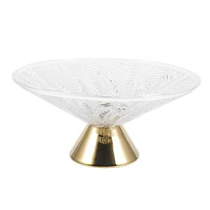 Cabilock Frutero con Pie Elegante Plato de Vidrio para Serv…