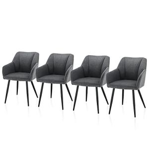 TUKAILAI Juego de 4 sillas de comedor, sillas de cocina, ta…
