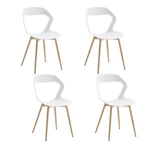 JZGORC Juego de 4 Sillas de Comedor Nórdicas, Sillas de Coc…