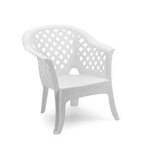 PROGARDEN - Sillón Resina Lario Blanco