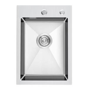 KINKIBOS Fregadero de cocina pequeño de acero inoxidable 30…