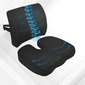 AURANID Cojin Antiescaras   Cojin Lumbar Silla Oficina, Sil…