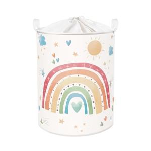 Clastyle Cestos Almacenaje Infantil Arco Iris Cesta Ropa Su…