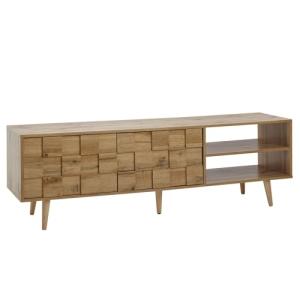 FineBuy Mueble TV con Patas Roble 160x51x40 cm Madera | Mes…