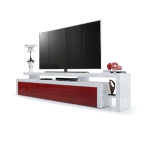 Vladon Mueble de TV Leon V3, Carcasa y Soporte Elevado en B…