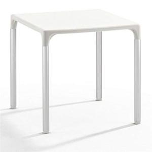 HABITMOBEL 2 Mesas Comedor Exterior o Interior Aluminio, Po…