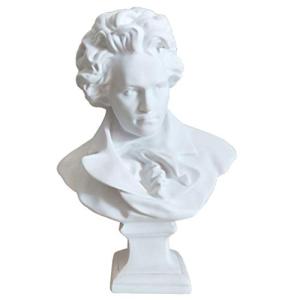EXCEART Figuras de bocetos de resina Beethoven Busto Estatu…