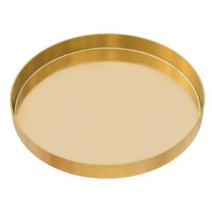 Bandejas Decorativas 20cm, Oro Acero Inoxidable Bandeja Dec…