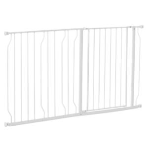 PawHut Barrera de Seguridad para Perros Extensible 75-145 c…