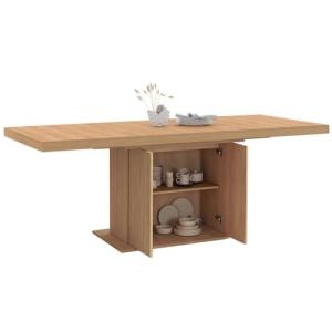 IDMarket – Mesa de comedor extensible rectangular Julieta 6…