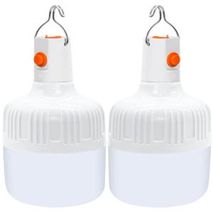 BoloShine Farol de Acampada, 2 Piezas LED Linterna Camping…
