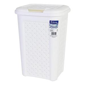 Tontarelli Papelera Baño 10L Arianna Blanco, Plastico, Tall…