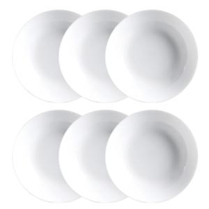 Luminarc Diwali Caja 6 Platos Hondos Opal 20cm