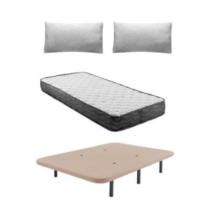 SHIITO | Cama Completa con Colchón de Alta Densidad   Base…