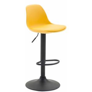CLP Taburete Kiel con Asiento De Plástico, Reposapiés & Res…