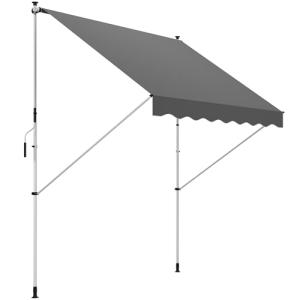 Outsunny Toldo Manual Retráctil 3x1,5 m Toldo Exterior Terr…