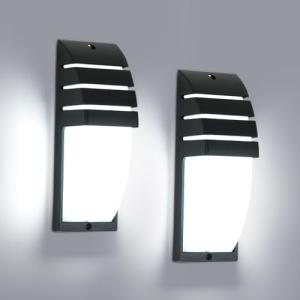 Goeco 2 Pack Lámparas de Pared LED Exterior, 12W 1300LM Apl…