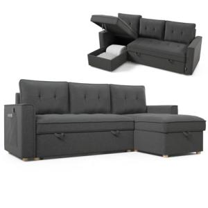 Nalui - Sofa Cama Chaise Longue Haven 213x129x81cm Reversib…