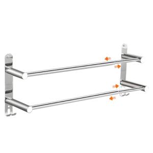DAGORD Toallero de Pared para Baño en Acero Inoxidable Toal…