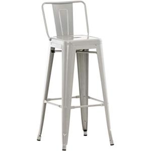 CLP Taburete Mason En Metal I Taburete Retro con Respaldo &…