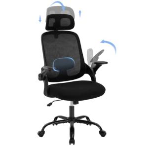 WOLTU Silla Oficina Ergonómica, Silla Escritorio con Respal…