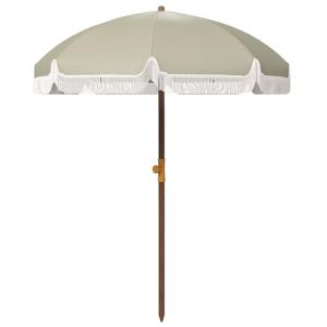 Outsunny Sombrilla de Playa Grande con Flecos Ø190 cm Sombr…