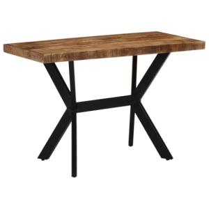 Homgoday Mesa de comedor de 110 x 55 x 75 cm, de madera mac…