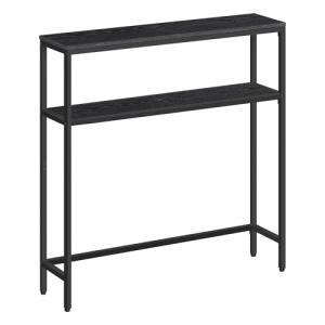 VASAGLE Mesa de Consola de 2 Niveles, Mesa Auxiliar con 2 E…